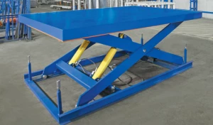 Стол подъемный DoorHan с одной парой ножниц серии lt 1200х2000 синий