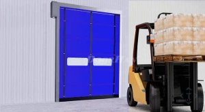 Скоростные ворота DoorHan рулонные складывающиеся серии speedfold sdfs 2000x2000