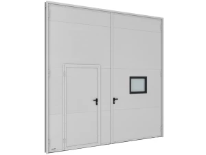 Распашные гаражные ворота серии sg-ss 2200x2000