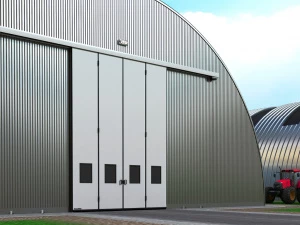 Промышленные откатные ворота DoorHan без нижней направляющей серии isg 3000*6000