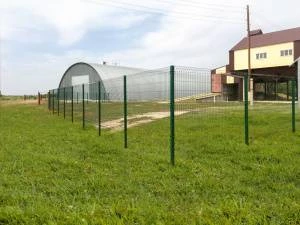 Секция Оптима Лайт из прутка 3,5 мм, 2535x2030 с ячейкой 55х200 цвет зеленый ral 6005