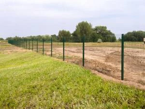 Секция Оптима из прутка 4 мм, 3030x1730 с ячейкой 55х200 цвет зеленый ral 6005