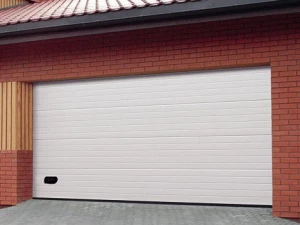 Секционные ворота для гаража DoorHan серии rsd02lux (люкс) цвет белый ral 9003