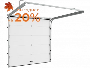 Секционные гаражные ворота с торсионными пружинами из алюминиевых панелей (люкс) серии rsd02lux (термостойкие) (2000*1800)