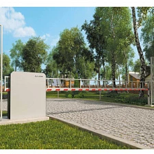 Антивандальный шлагбаум DoorHan серии barrier protector (защитный барьер), длина стрелы 4 м