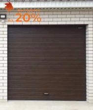 Секционные ворота серии rsd02lux (люкс) с интегрированным приводом DoorHan
