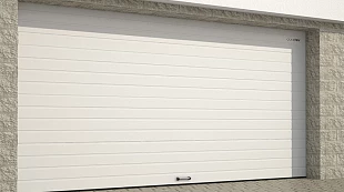 Алюминиевые секционные ворота с пружинами растяжения серии rsd01lux (люкс)