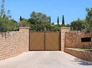 Уличные распашные ворота премиум, 3600х1900