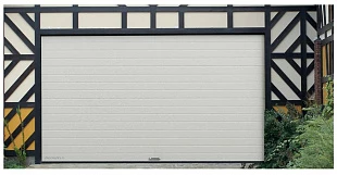 Ворота секционные серии rsd02lux (люкс) с балансировочным механизмом DoorHan