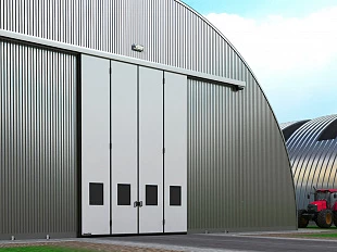 Промышленные откатные ворота DoorHan без нижней направляющей серии isg 2000*4500