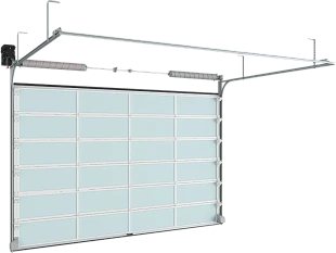 Рулонные ворота для автомойки с механизмом серии isd02 5000x2900