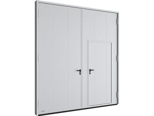 Распашные гаражные ворота серии vrgmv01 4400x4400